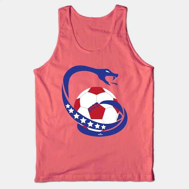 Rattler Soccer Logo Tank Top by SEspider